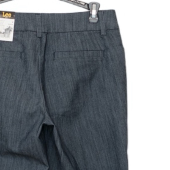 NWT Lee Secretly Shapes Regular Straight Le Mid Rise Pants Size 8 Medium - Picture 6 of 7